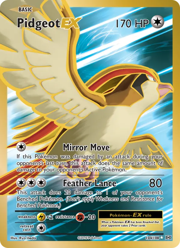 Image of Pidgeot-EX Evolutions (EVO) #104