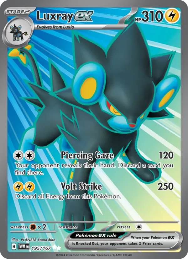 Image of Luxray ex Twilight Masquerade (TWM) #195