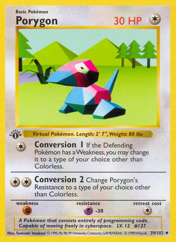 Image of Porygon Base Set (BS) #39