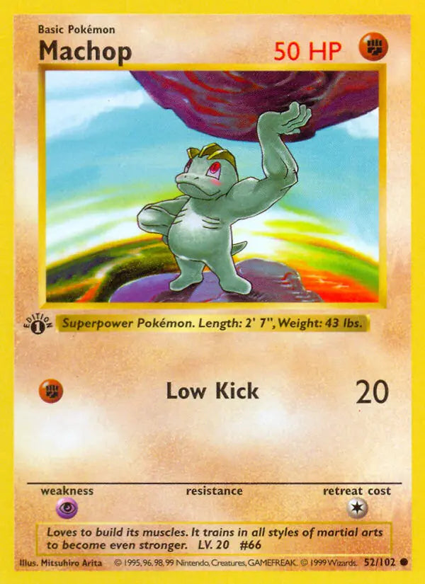 Image of Machop Base Set (BS) #52