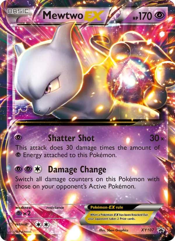 Image of Mewtwo-EX XY Promos (XYP) #XY107