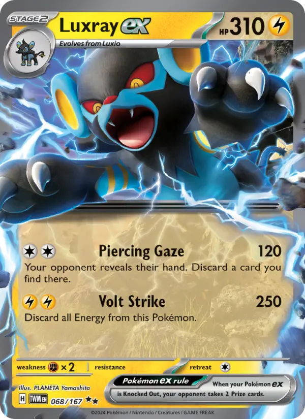 Image of Luxray ex Twilight Masquerade (TWM) #068