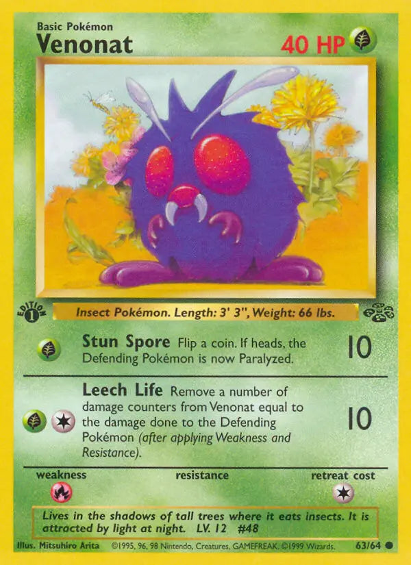 Image of Venonat Jungle (JU) #63