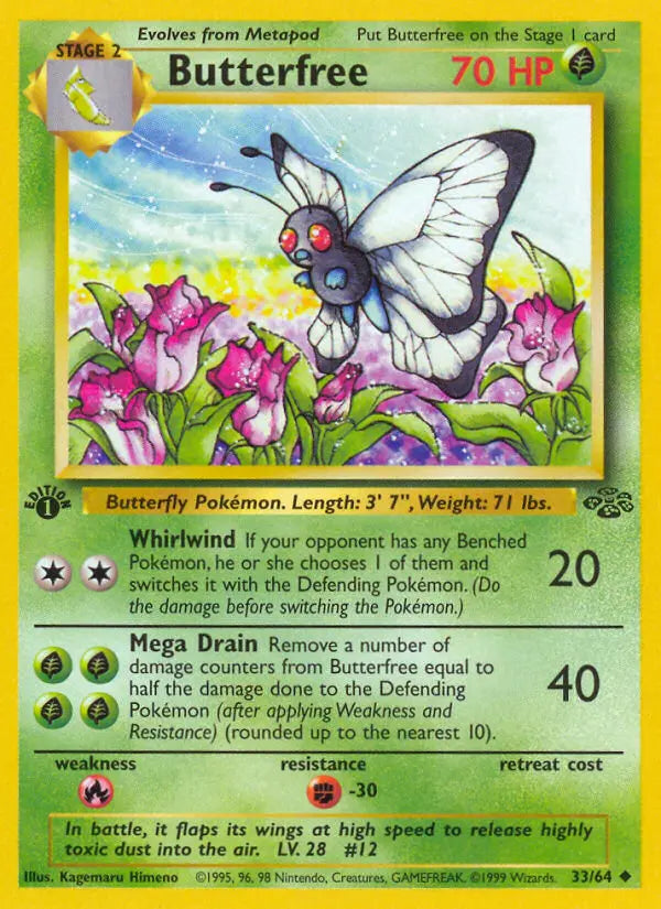 Image of Butterfree Jungle (JU) #33