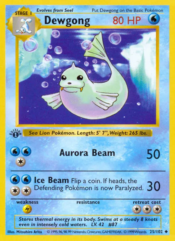 Image of Dewgong Base Set (BS) #25