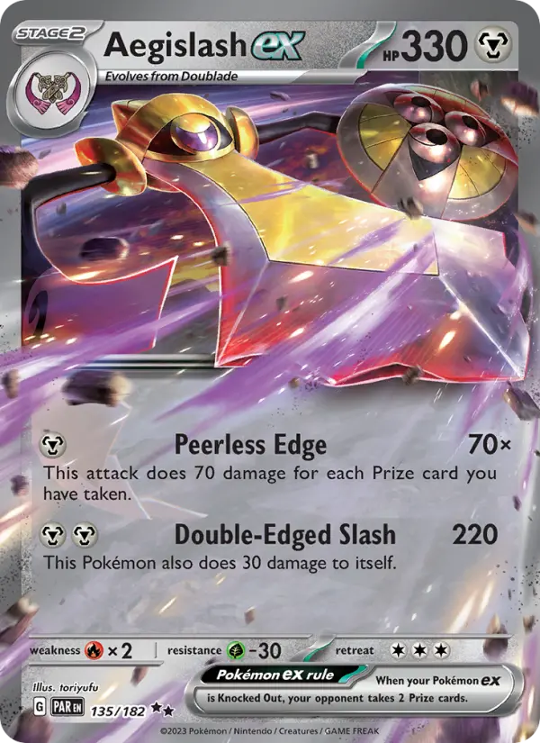 Image of Aegislash ex Paradox Rift (PAR) #135