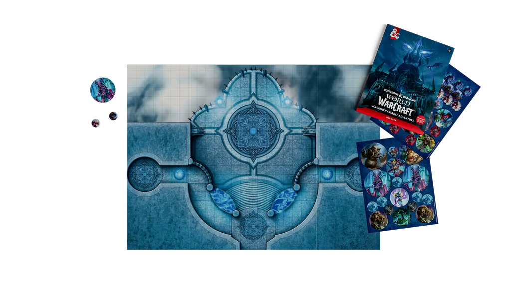 D&D - World of Warcraft Icecrown Citadel Adventure Map Pack maps