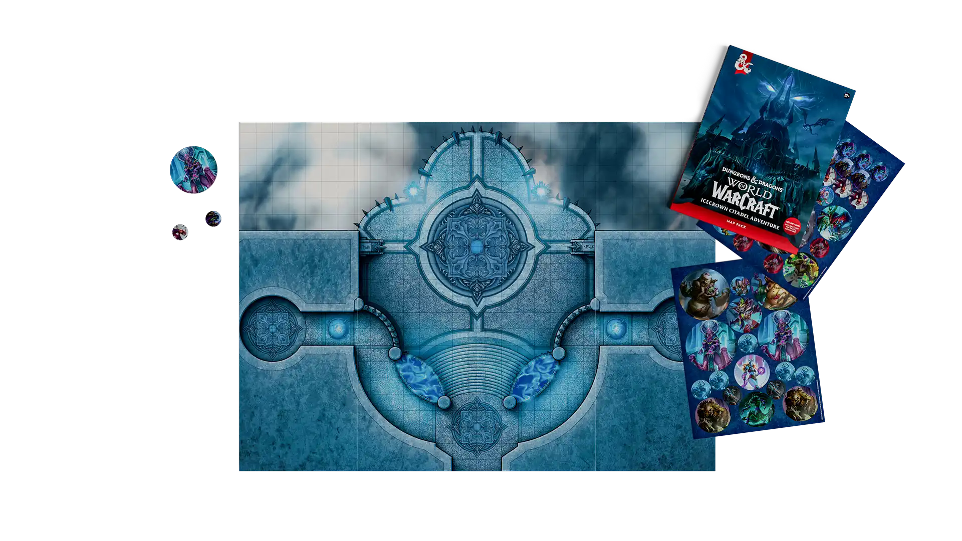 D&D - World of Warcraft Icecrown Citadel Adventure Map Pack maps