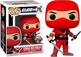 G.I.Joe - Cobra Red Ninja - 79 - Pop Vinyl! - Pop Culture Larrikin 