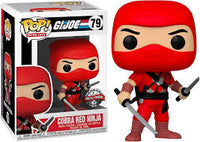 G.I.Joe - Cobra Red Ninja - 79 - Pop Vinyl! - Pop Culture Larrikin 