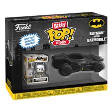 Batman w/Batmobile Bitty Pop! Ride Batman Pop! Vinyl - Pop Culture Larrikin 