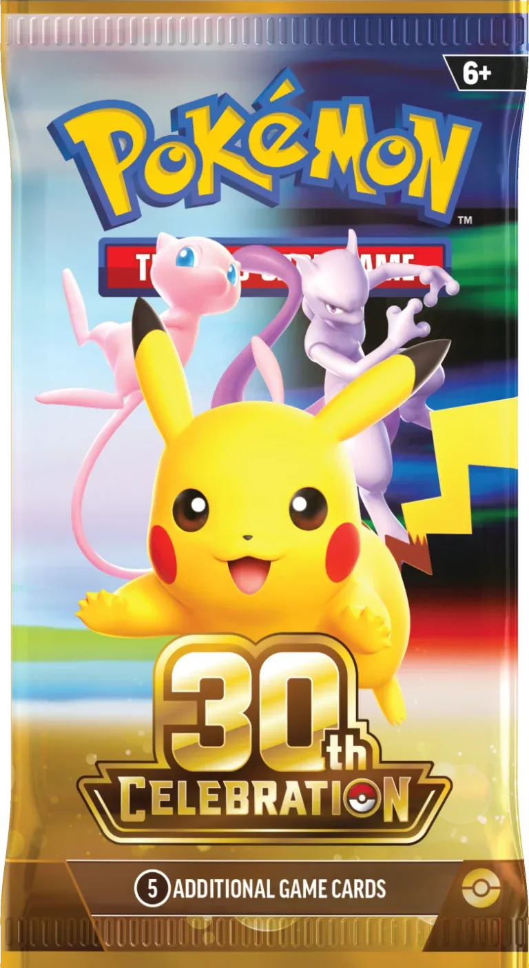 30th Celebration - Booster Pack - Pokemon TCG - official booster wrap art - Pop Culture Larrikin