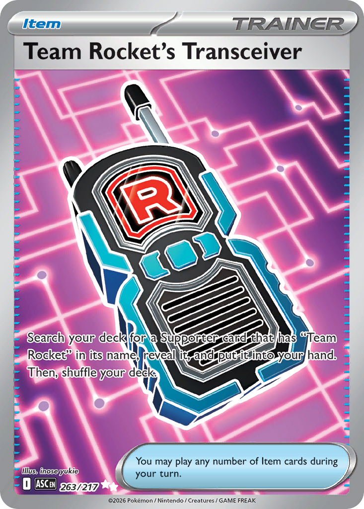Team Rocket's Transceiver #263 Ascended Heroes en