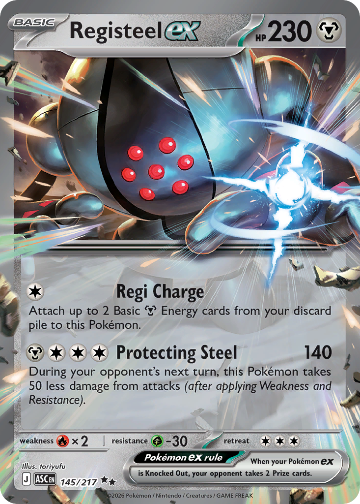 Registeel ex #145 Ascended Heroes en
