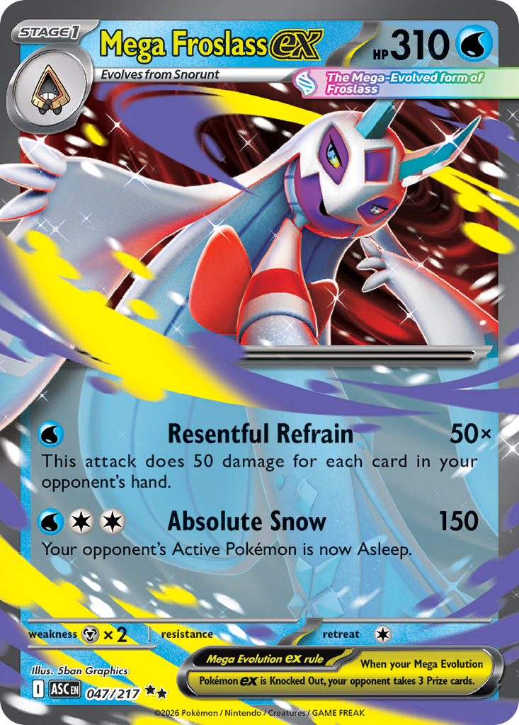 Mega Froslass ex #47 Mega Series Ascended Heroes en