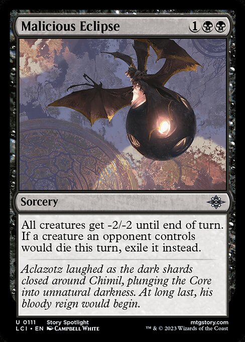 Image of Malicious Eclipse The Lost Caverns of Ixalan (lci) #111