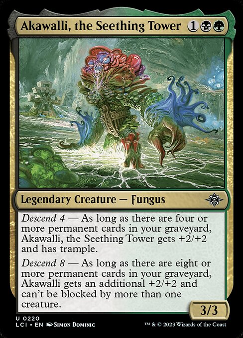 Image of Akawalli, the Seething Tower The Lost Caverns of Ixalan (lci) #220