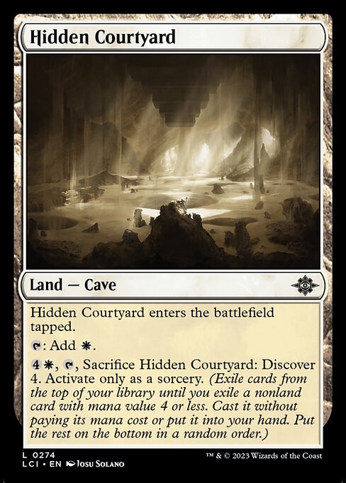 Image of Hidden Courtyard The Lost Caverns of Ixalan (lci) #274