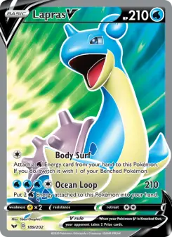 Image of Lapras V Sword and Shield (SSH) #189