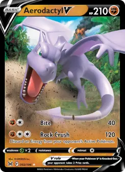 Image of Aerodactyl V Lost Origin (LOR) #092