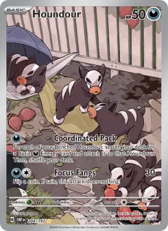 Image of Houndour Obsidian Flames (OBF) #204