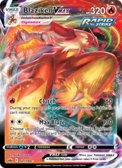 Image of Blaziken VMAX Chilling Reign (CRE) #021