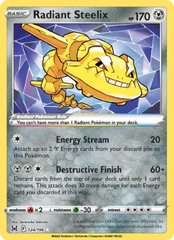 Image of Radiant Steelix Lost Origin (LOR) #124