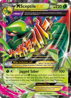 Image of M Sceptile-EX Ancient Origins (AOR) #8