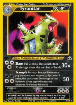 Image of Tyranitar Neo Discovery (N2) #31