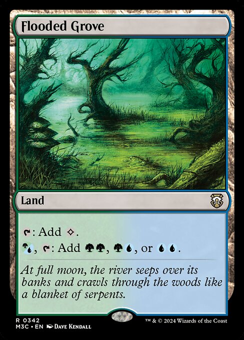 Image of Flooded Grove Modern Horizons 3 Commander (M3C) #342