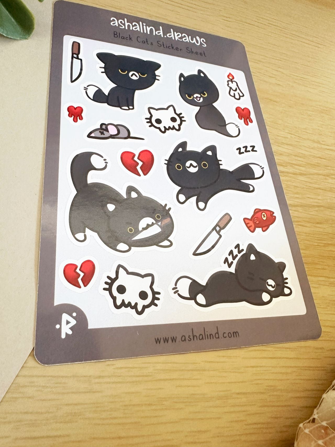 Sticker Sheets Cats! - @ashalind.draws