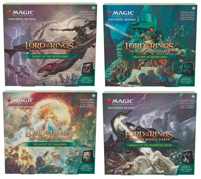 Magic the Gathering the Lord of the Rings Tales of Middle Earth Holiday Release Scene Box - Pop Culture Larrikin 