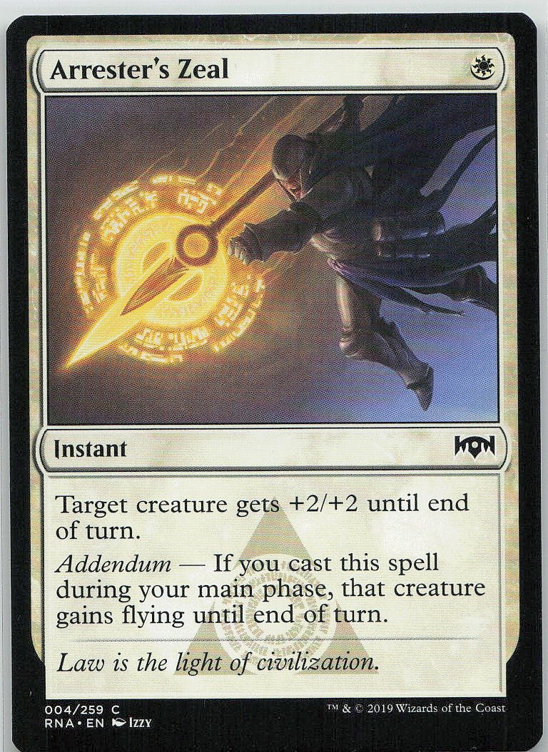 Arrester's Zeal