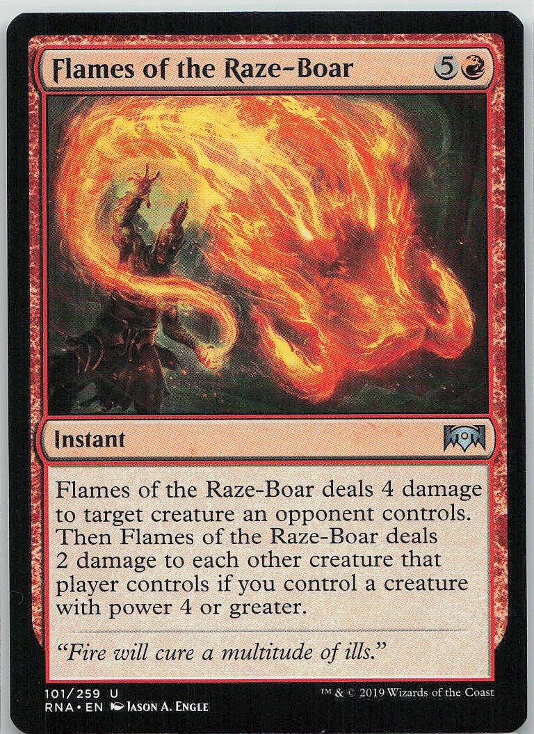 Flames of the Raze-Boar