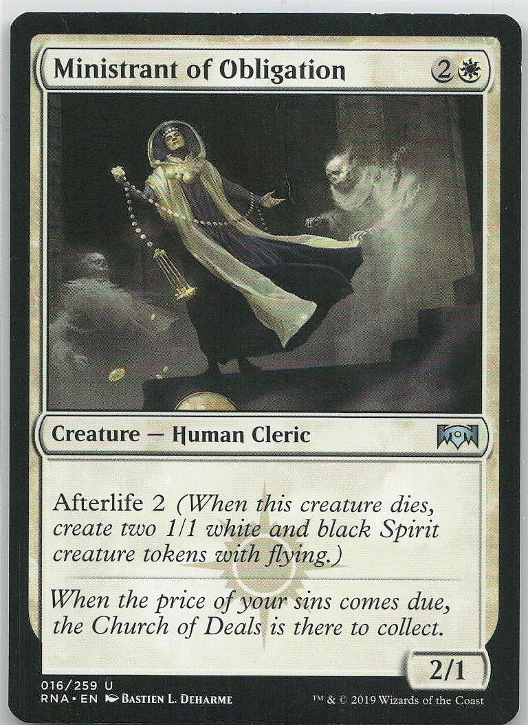 Ministrant of Obligation