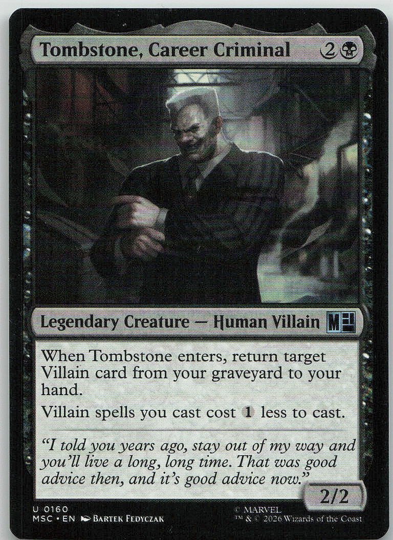 Tombstone, Career Criminal