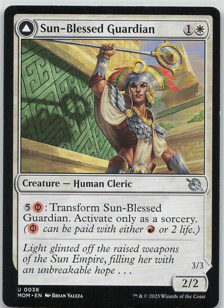 Sun-Blessed Guardian // Furnace-Blessed Conqueror