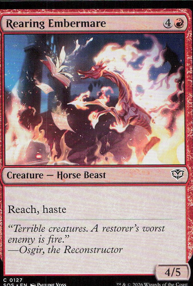 Rearing Embermare