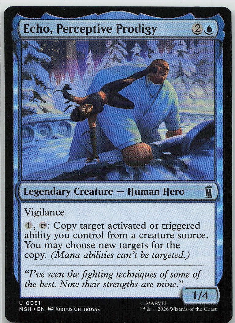 Echo, Perceptive Prodigy