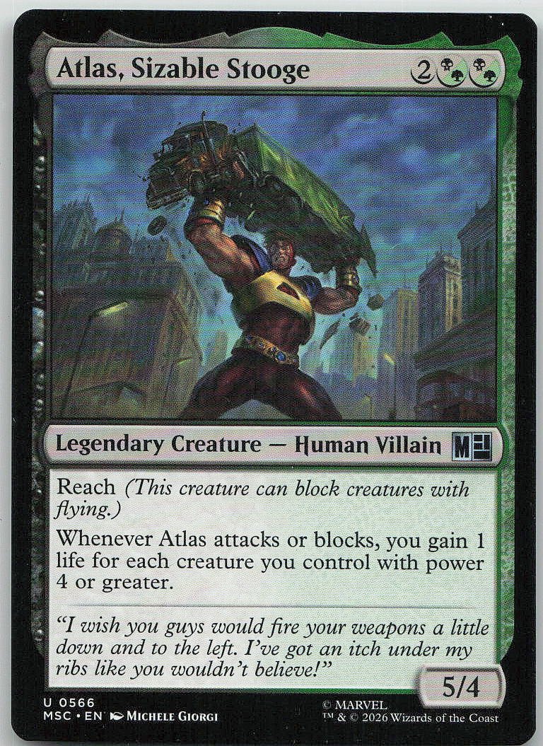 Atlas, Sizable Stooge