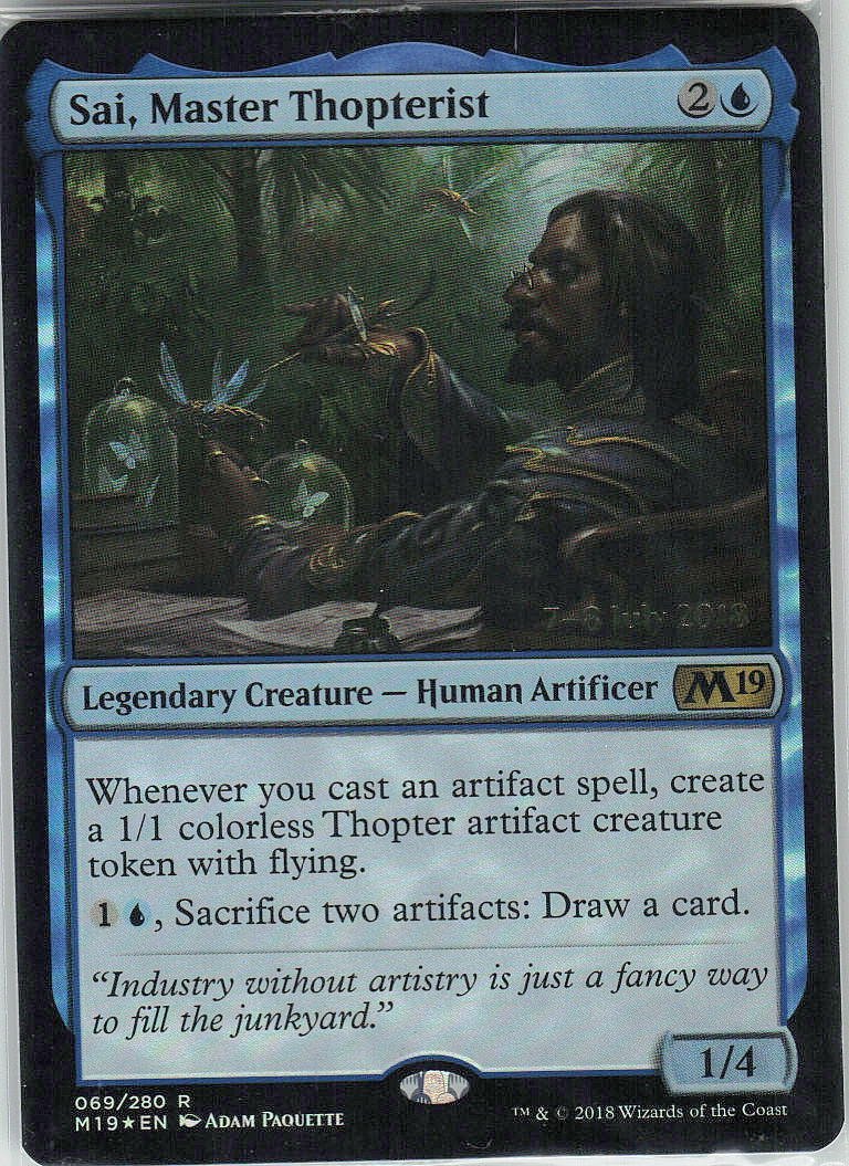 Sai, Master Thopterist