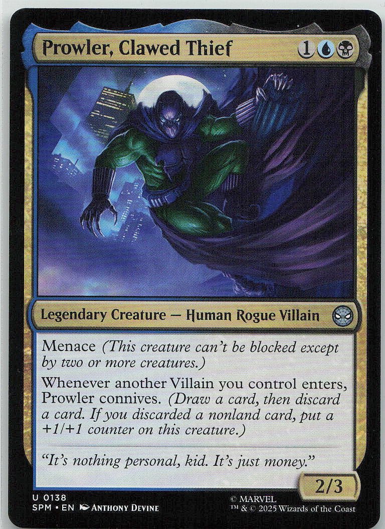 Prowler, Clawed Thief