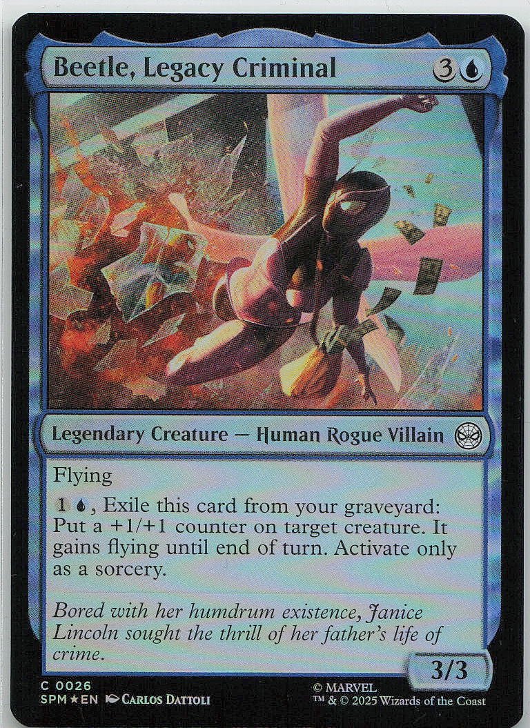 Beetle, Legacy Criminal