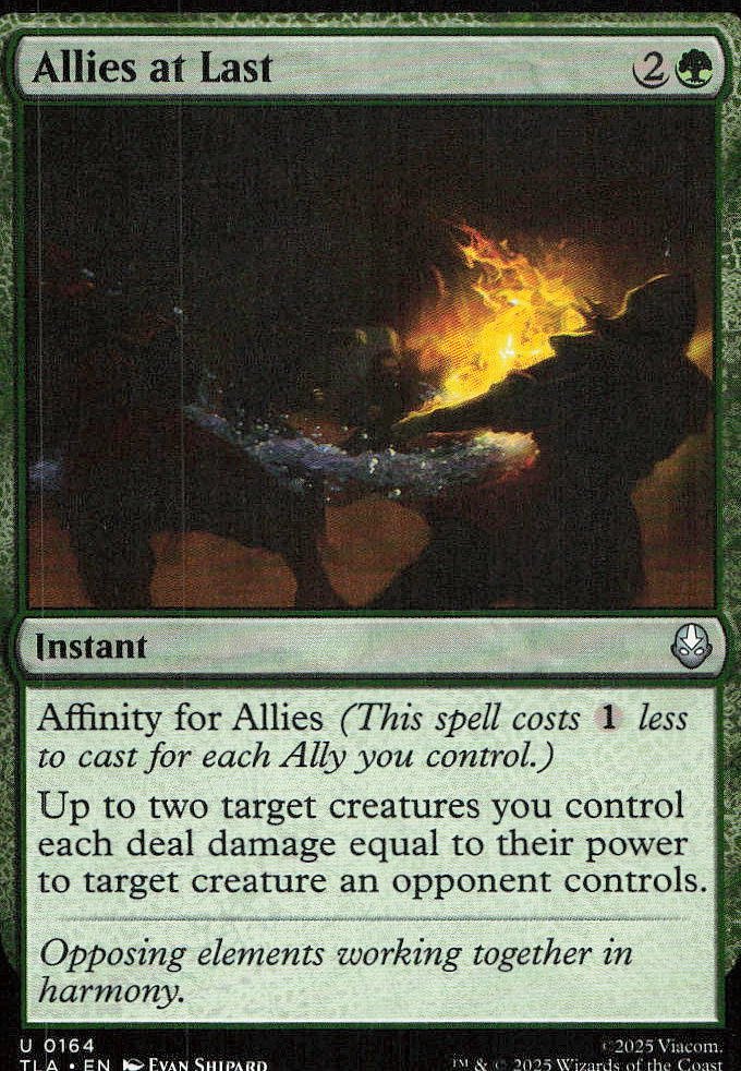 Allies at Last