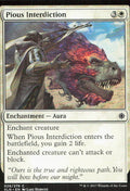 Pious Interdiction