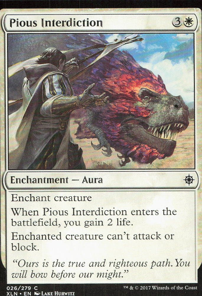 Pious Interdiction