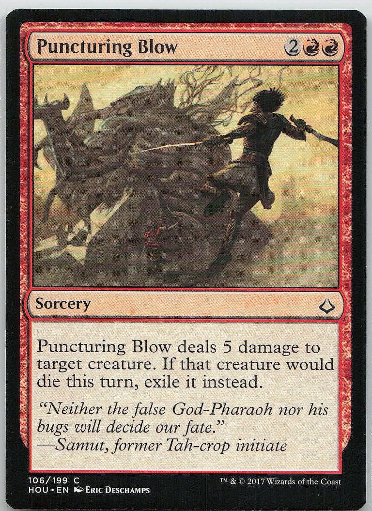 Puncturing Blow