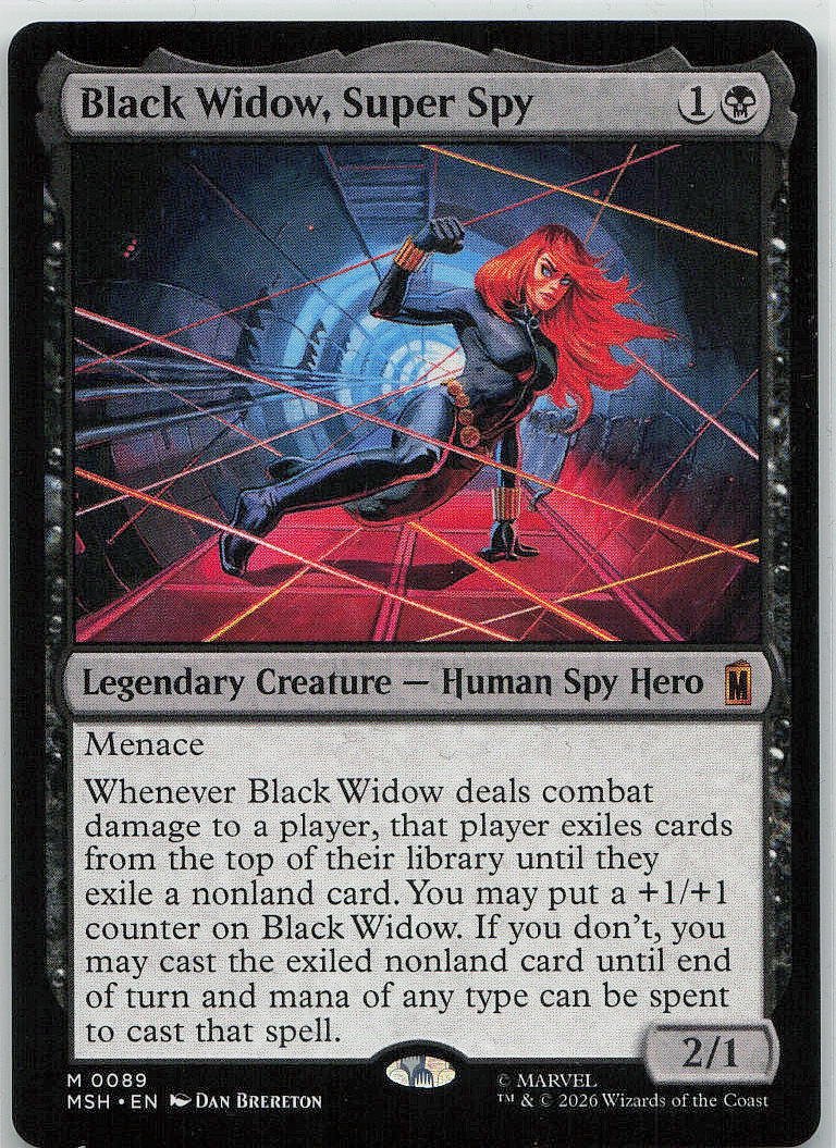 Black Widow, Super Spy