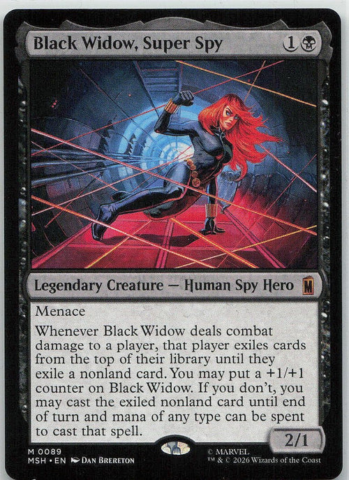 Black Widow, Super Spy