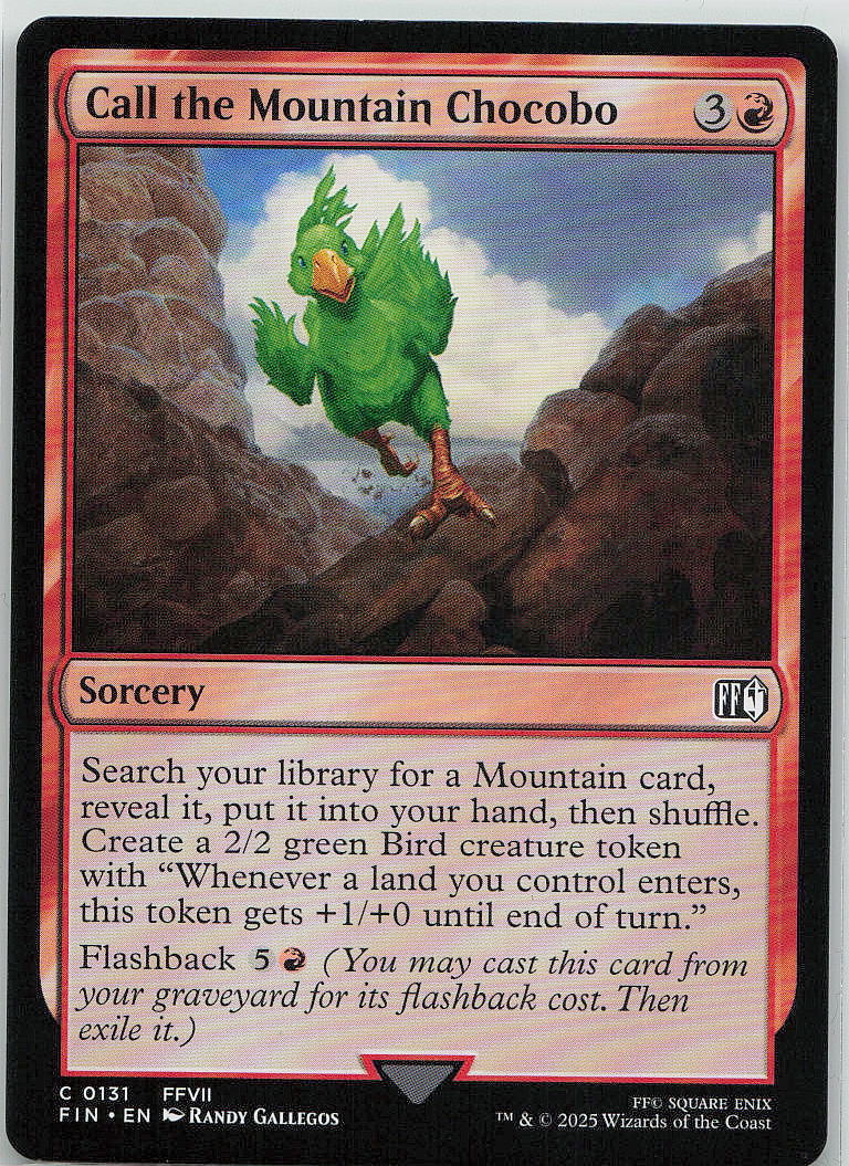 Call the Mountain Chocobo